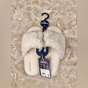 Bombas Women's Plush Sunday Slide Alpine Cream